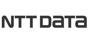 NTT Data Logo Gris Low
